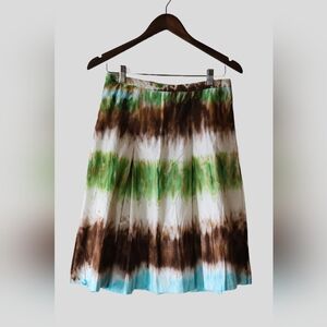 US M Zara Knee Length Pleated Skirt